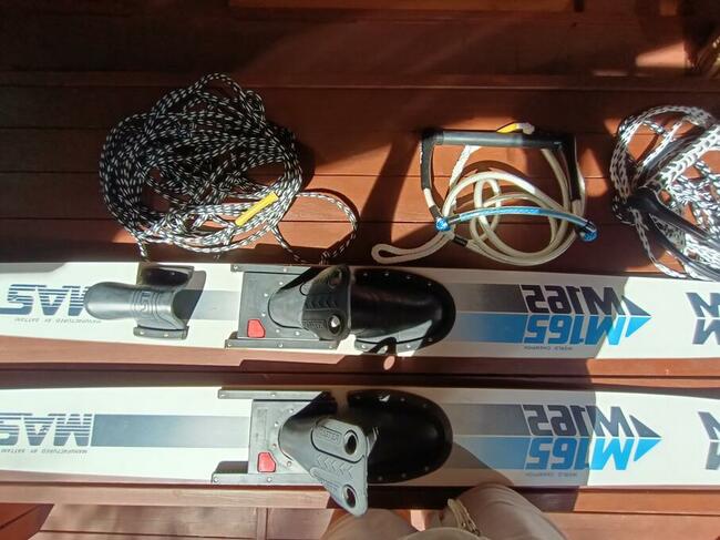 Sprzedam narty wodne + linki