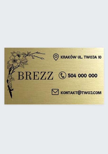 Luksusowe aluminiowe wizytówki premium producent logo