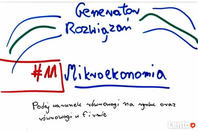 Popyt, warunek równowagi na rynku - Zestaw 4 rozwiązań