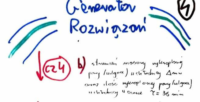 Parametry powietrza po ogrzaniu, Strumień - Zestaw 1 rozw