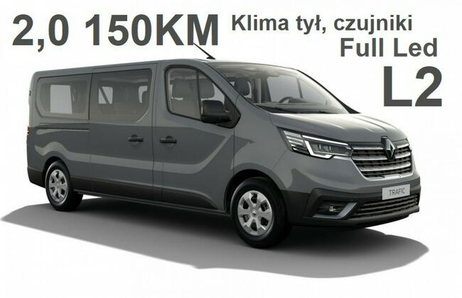 Renault Trafic L2 150KM 2,0 EQUILIBRE Czujniki Klima tył  Full Led 2236zł