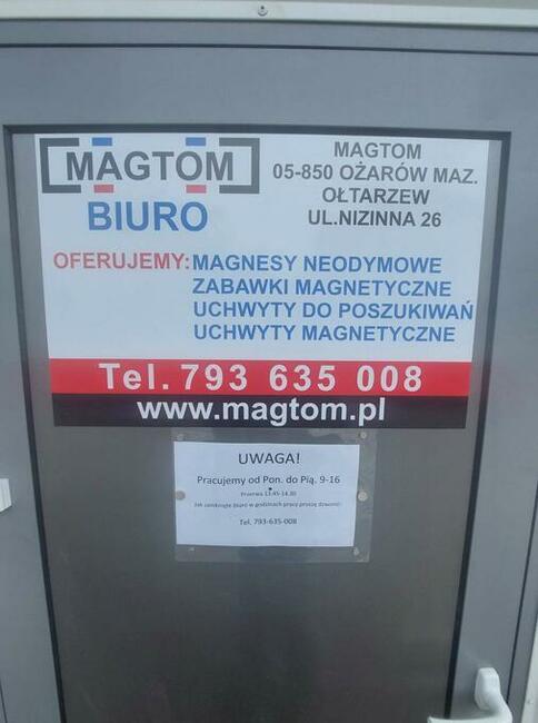 Magnes neodymowy 70x30 N50 lub N42 silne magnesy