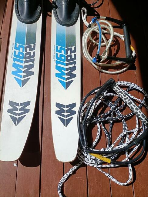 Sprzedam narty wodne + linki