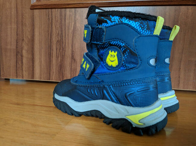 Buty ocieplane śniegowce dla chłopca