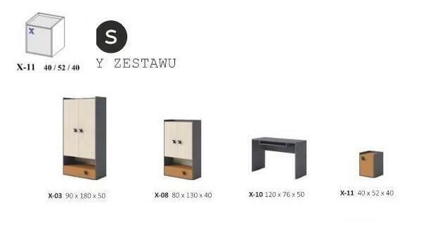 Zestaw mebli młodzieżowych IKS -20% Wyprzedaż!
