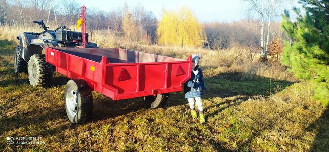 Przyczepka 200cm do quada , traktorka wywrotka na wciągarkę