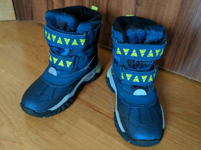 Buty ocieplane śniegowce dla chłopca