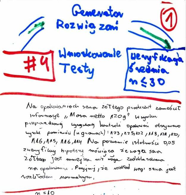 Prawdopodobieństwo, frakcja, odsetek - Zestaw 7 Rozwiązań