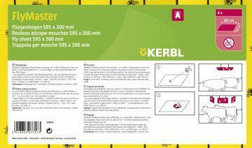 Lep na muchy w arkuszach FlyMaster, 59,5 x 30 cm, 6 szt., Ke