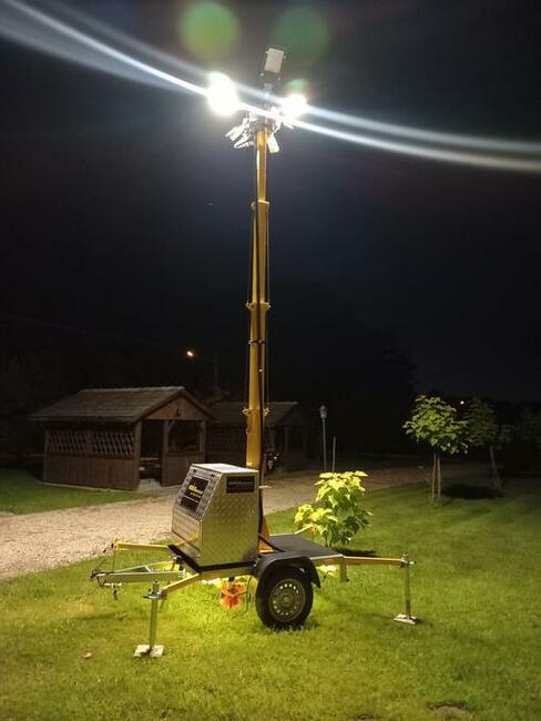 Maszt teleskopowy do kamer Monitoringu Wizyjnego