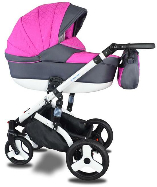 NOWY Wózek Dziecięcy Lameiro 3w1 z Fotelikiem