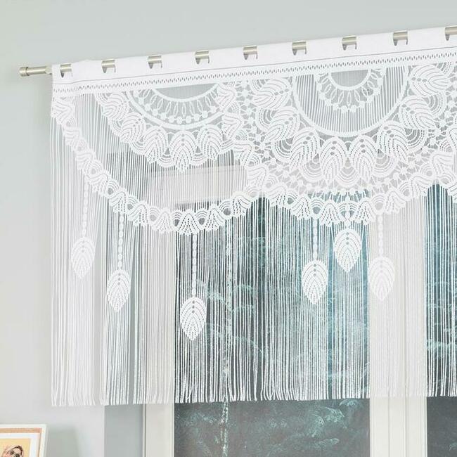 Firany gotowe, zazdrostki do kuchni, firany Makrama