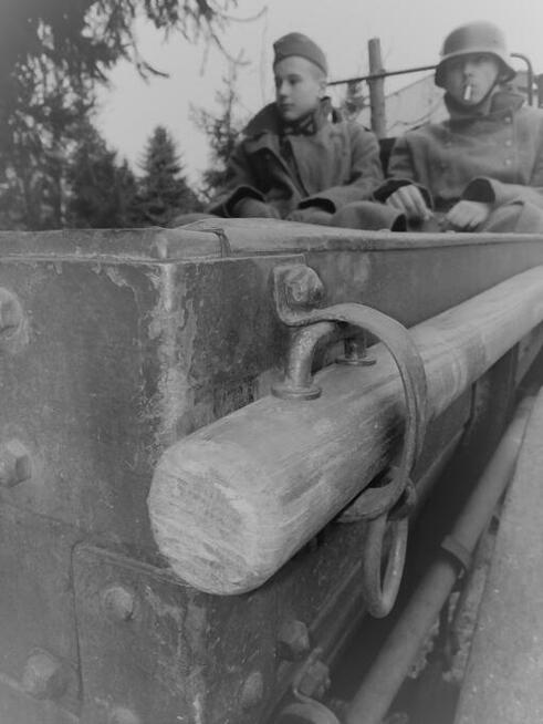 Wojsko armia wóz taborowy wojna 1938 wojenny THUN i kuchnia