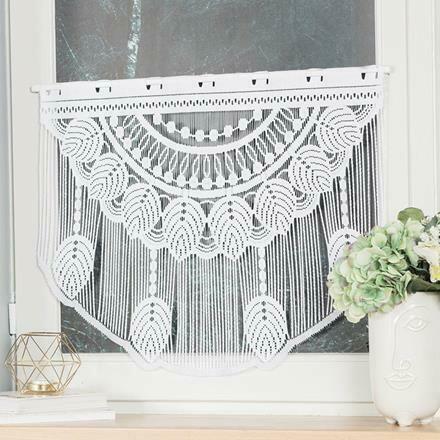 Firany gotowe, zazdrostki do kuchni, firany Makrama