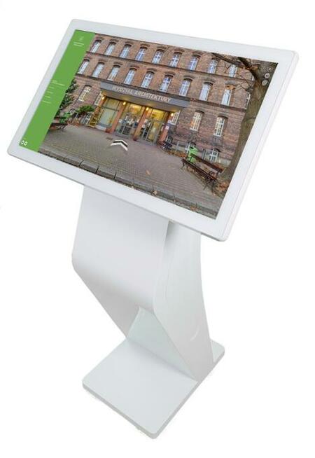 Infokiosk Multimedialny Ekran Dotykowy Na Targi Ewenty itp