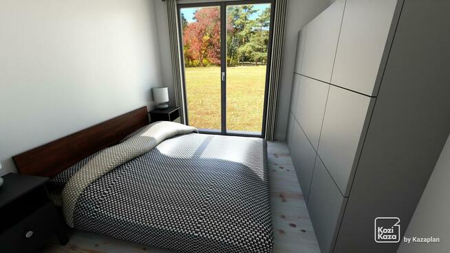 Nowoczesny dom w zabudowie szeregowej 116m