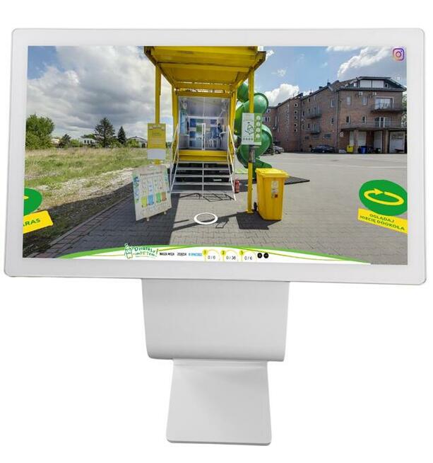 Infokiosk Multimedialny Ekran Dotykowy Na Targi Ewenty itp