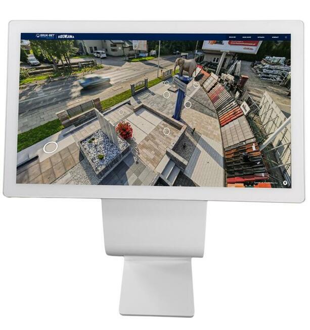 Infokiosk Multimedialny Ekran Dotykowy Na Targi Ewenty itp