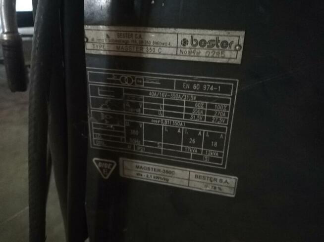 Syndyk sprzeda SPAWARKA BESTER MAGSTER 350C