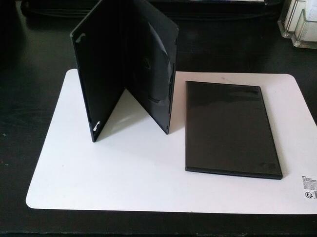 pudełko na jedną płytę dvd/cd, grubość 7 mm