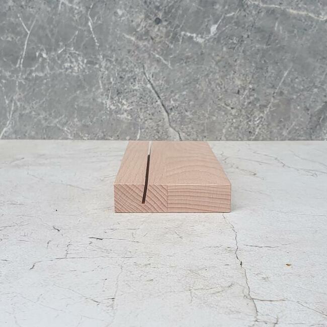 Drewniana podstawka na ulotkę A4