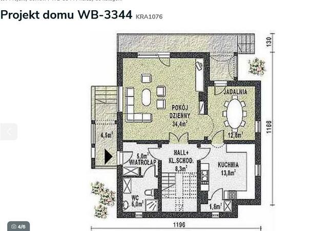 sprzedam dom projekt wb3344