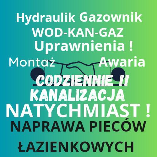 Hydraulik-Gazownik Pogotowie kanalizacyjne Awaria ka