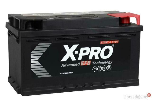 Akumulator X-PRO EFB 75Ah 730A EN Prawy Plus 532x565x156