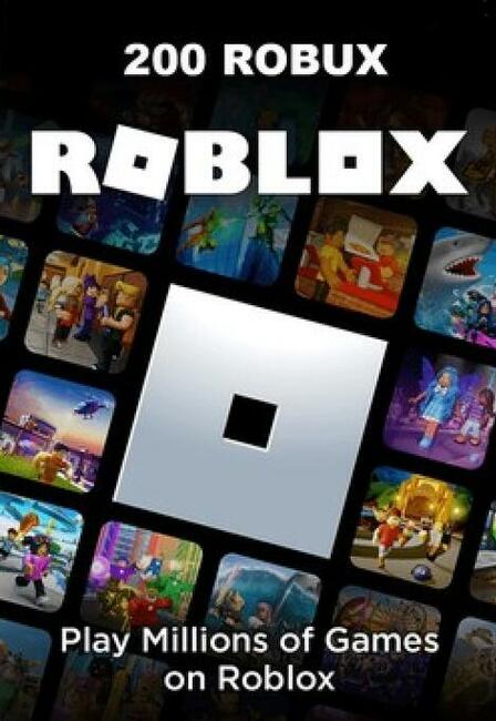 Roblox Robux doładowanie 200 RS karta kod podarunkowy