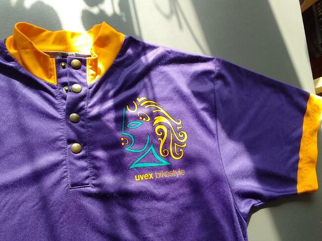 Bluzka Koszulka Rowerowa Kolarska UVEX bikerstyle L