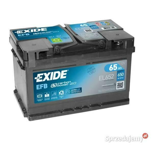 Akumulator Exide Start Stop EFB 65Ah 650A PRAWY PLUS