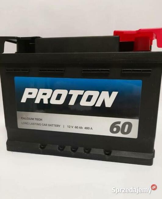 Akumulator PROTON 60Ah 480A EN PRAWY PLUS 735*259*683