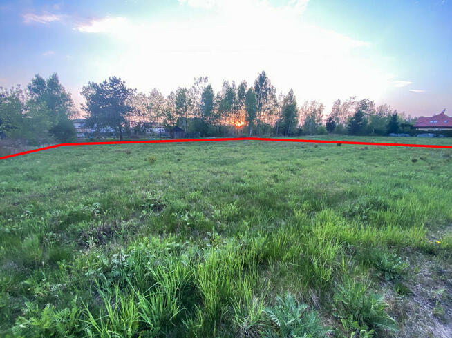 Piękna równa działka Łosia Wólka, gmina Czosnów, Łomianki