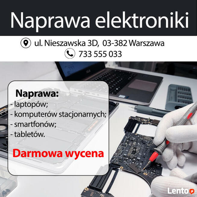 Naprawa laptopów, komputerów, telefonów Targówek
