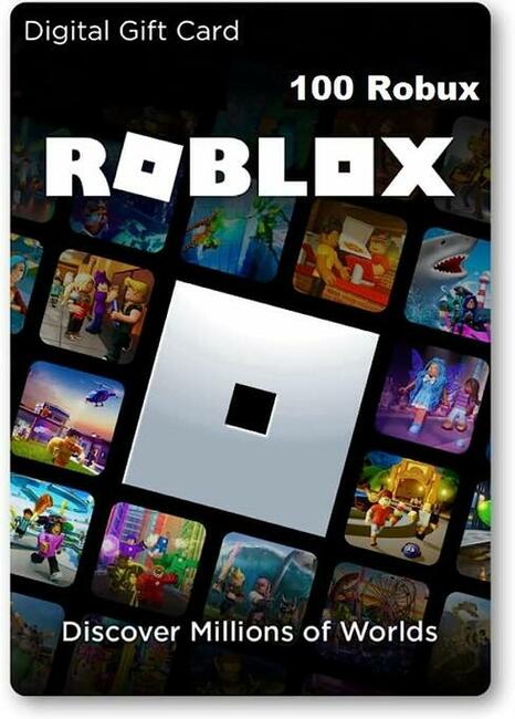 Roblox Robux doładowanie 100 RS karta kod podarunkowy