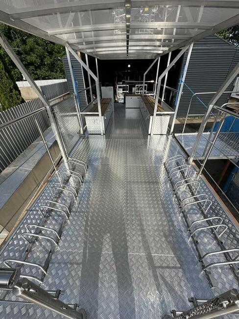 AQARIUS727 HARDTOP łódź pontonowa turystyczna ze STOJAKIEM