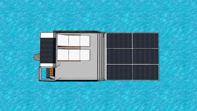 Houseboat Katamaran Dom pływający Łódź mieszkalna Lakestar 7