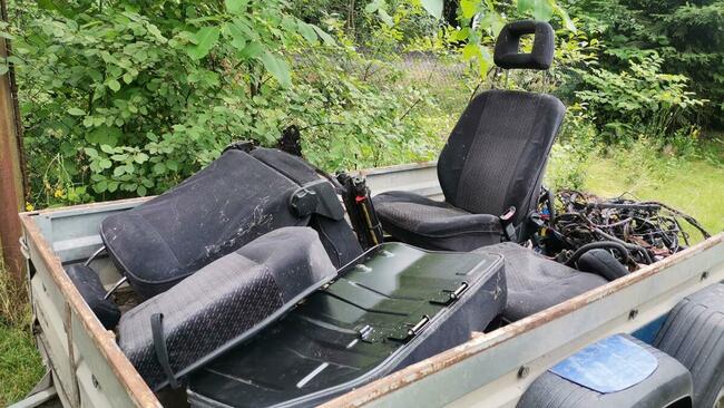 Sprzedam komplet siedzen opel astra f kombi