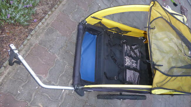 PRZYCZEPKA DO ROWERU M-WAVE/RESOROWANA/NIEUŻYWANA