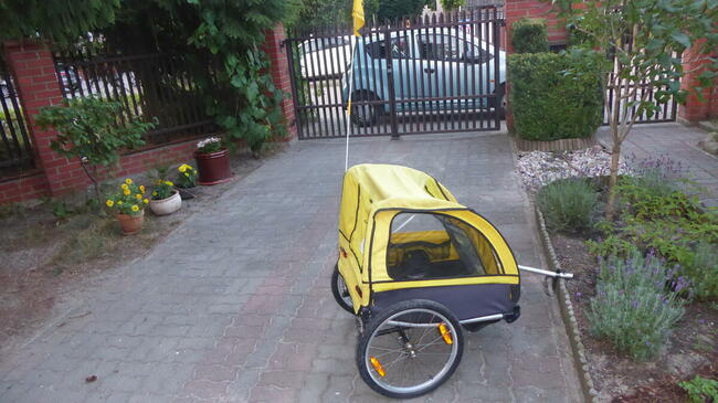 PRZYCZEPKA DO ROWERU M-WAVE/RESOROWANA/NIEUŻYWANA