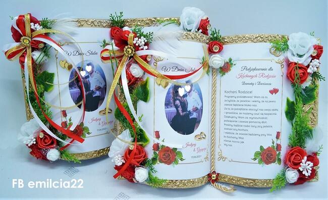 Księgi - Podziękowania - Pamiątki dla Chrzestnych i inne.