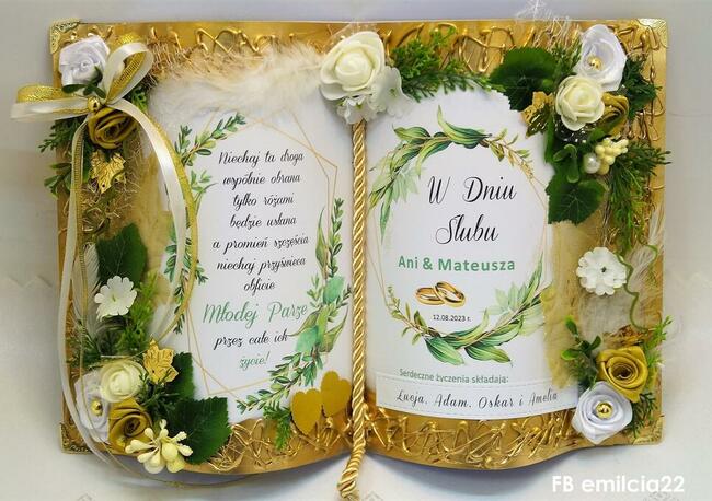 Księgi - Podziękowania - Pamiątki dla Chrzestnych i inne.