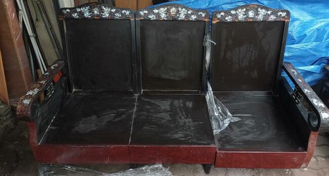 Komoda, krzesła, lustro 30-40 lata Japońskie Koreanskie