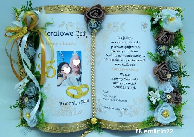 Księgi - Podziękowania - Pamiątki dla Chrzestnych i inne.