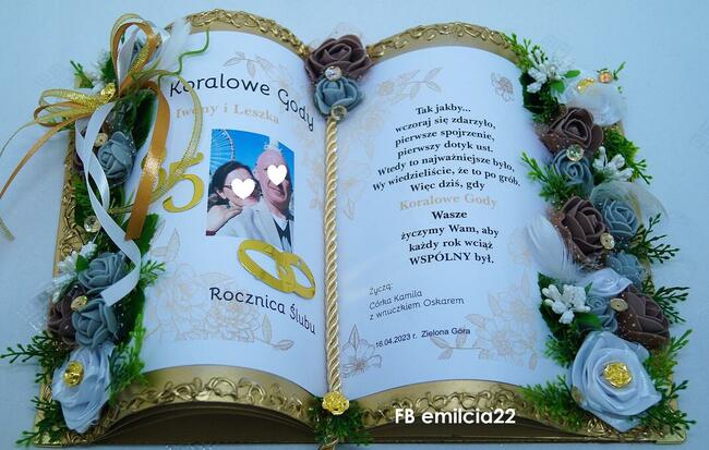 Księgi - Podziękowania - Pamiątki dla Chrzestnych i inne.