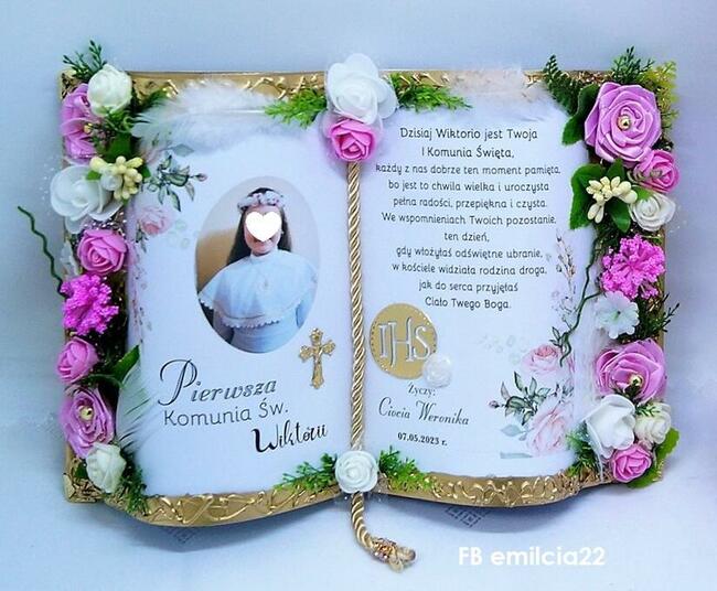 Księgi - Podziękowania - Pamiątki dla Chrzestnych i inne.