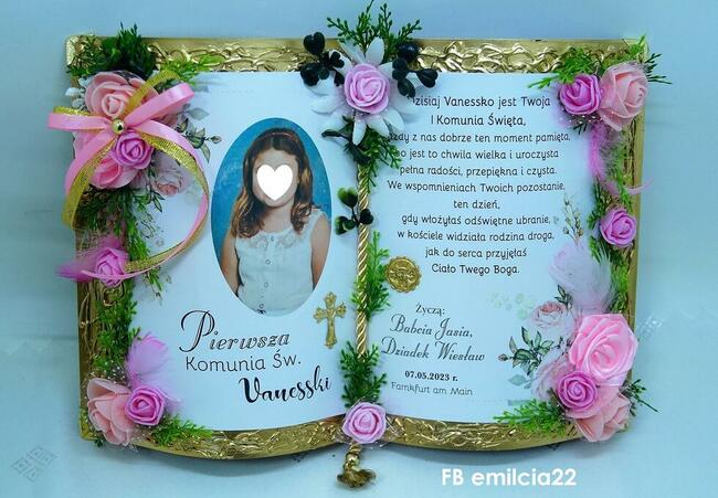 Księgi - Podziękowania - Pamiątki dla Chrzestnych i inne.