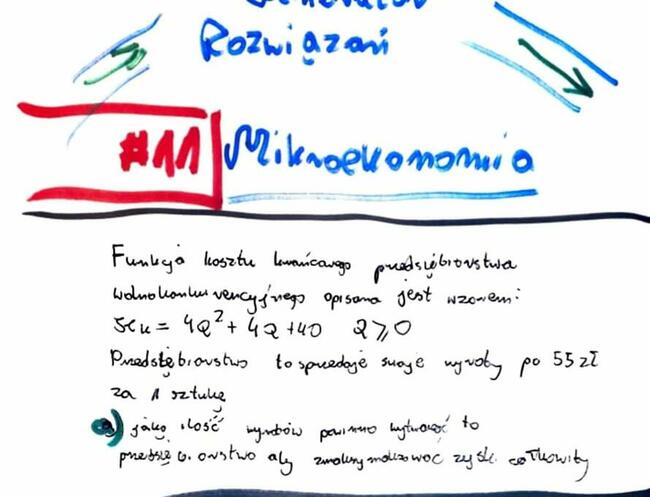 Elastyczność popytu, zysk - Zestaw rozwiązań