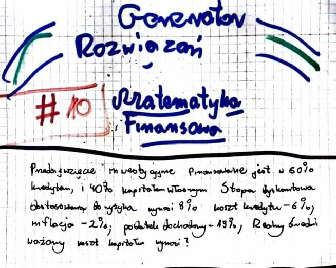 Ceny towaru w pieniądzu, Wartość bieżąca Zestaw 3 rozwiązań