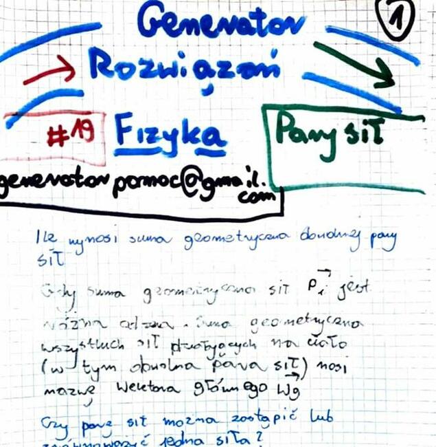 Pary sił, Przestrzenny układ sił - Zestaw 2 rozwiązań